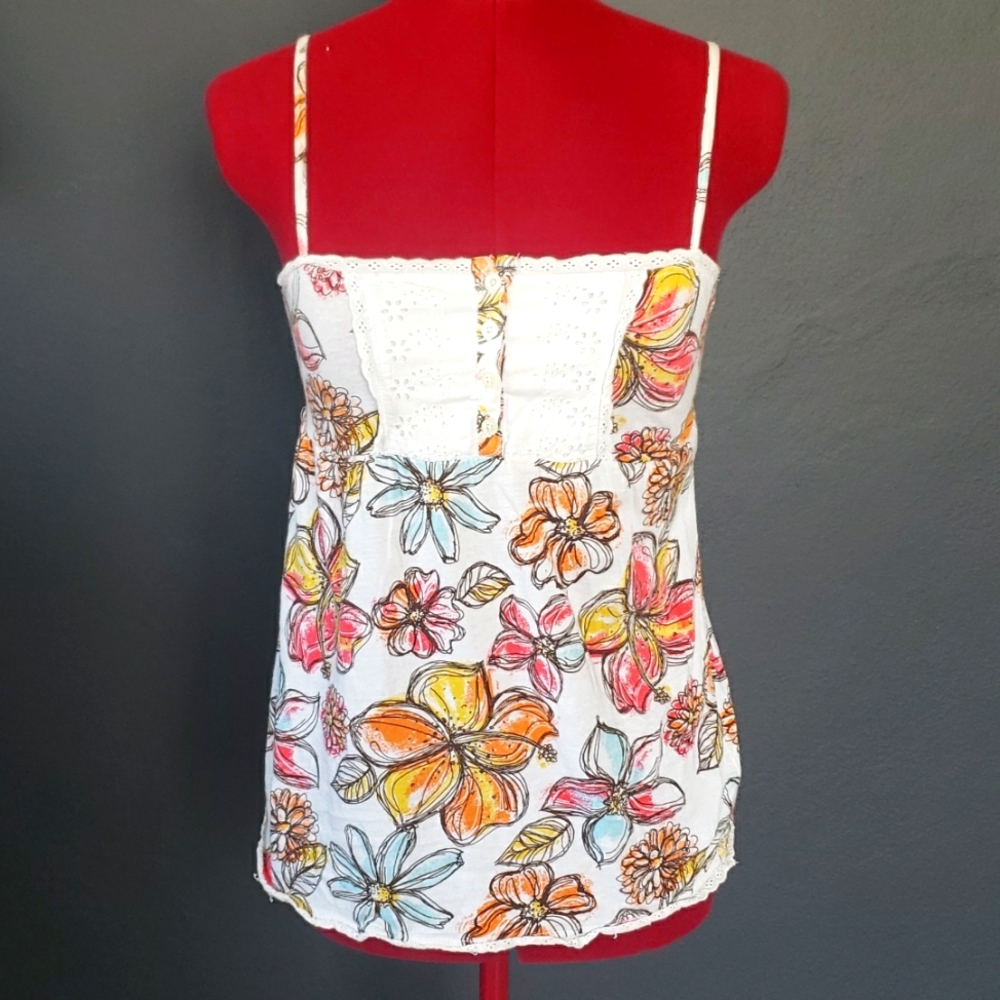 Vintage Floral Summer Tank